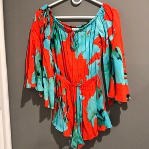 Off the shoulder romper